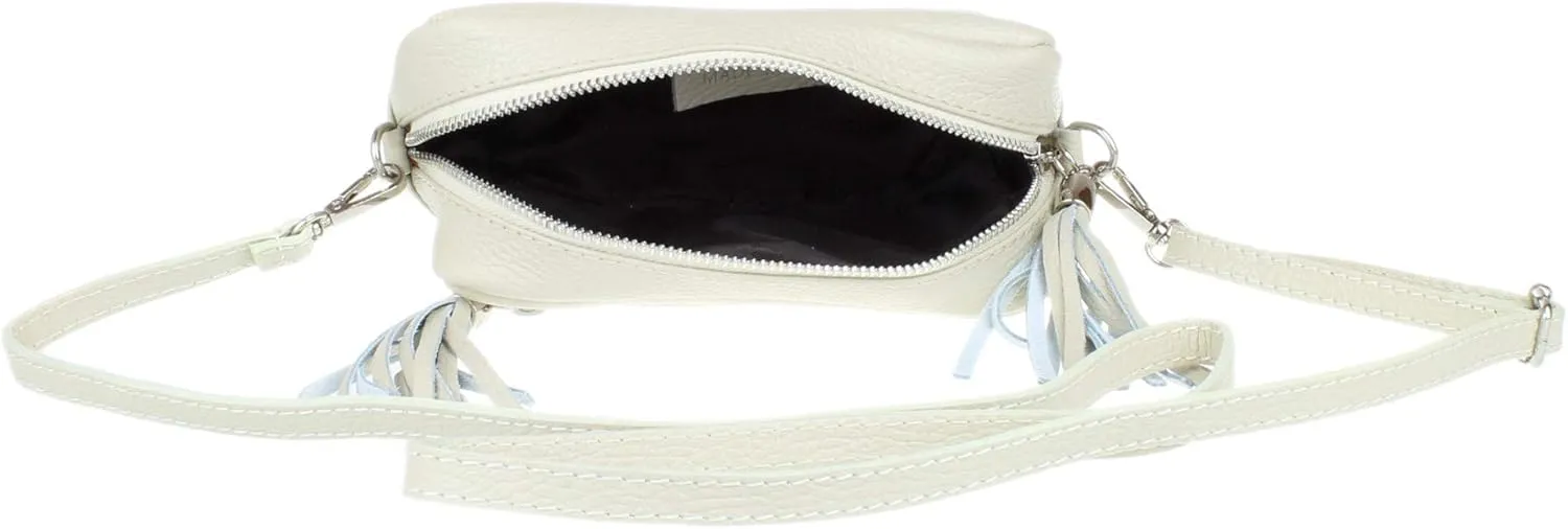 Girly HandBags Womens Tassel Plain Crossbody Bag