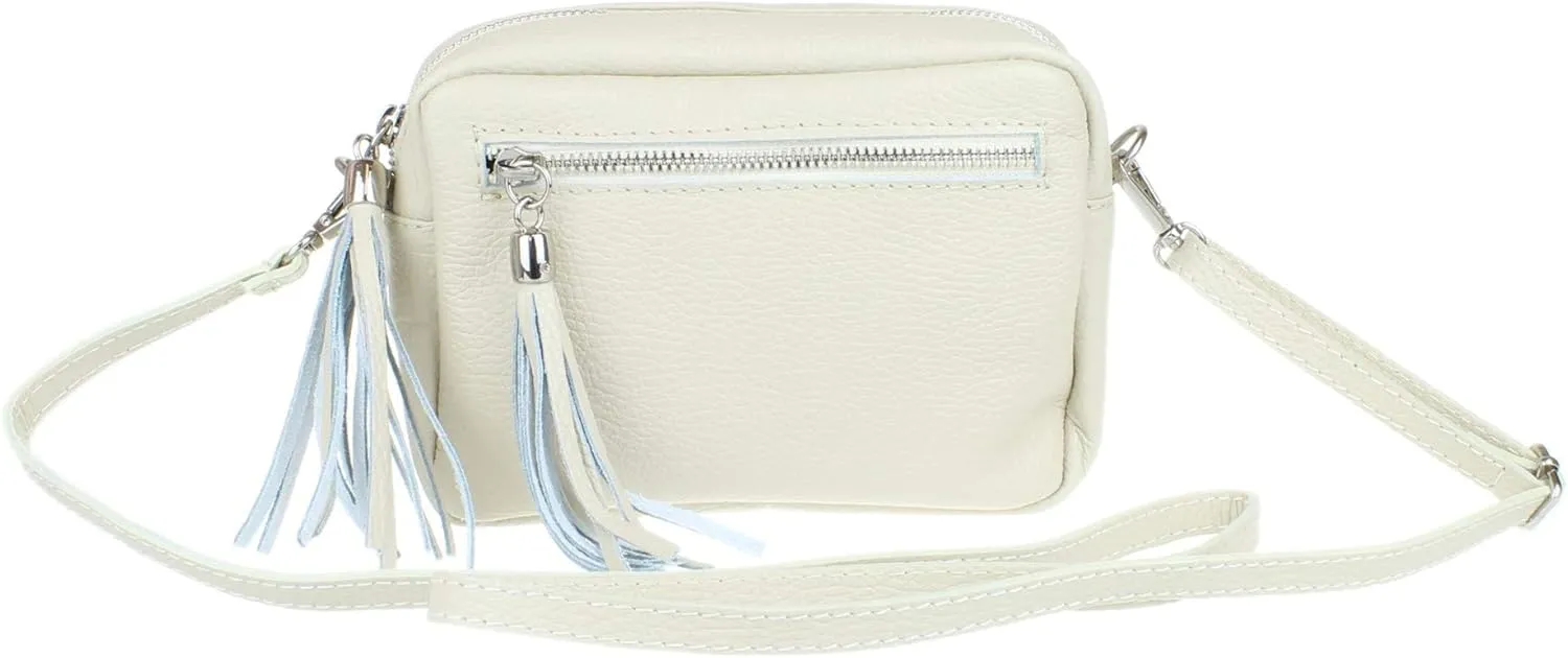 Girly HandBags Womens Tassel Plain Crossbody Bag
