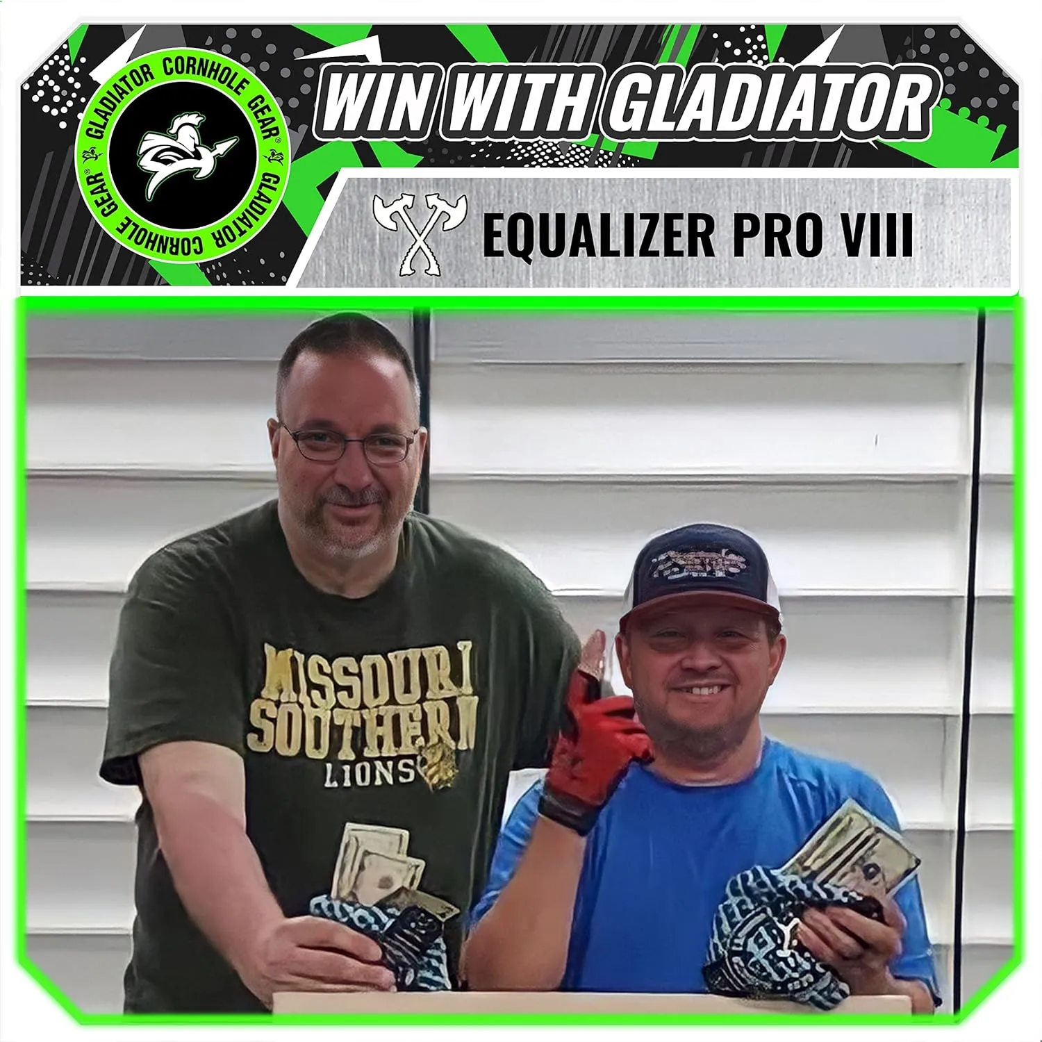 Gladiator | ACL Cornhole Bags | Professional Cornhole Bags Slick and Stick | Regulation Size Weight