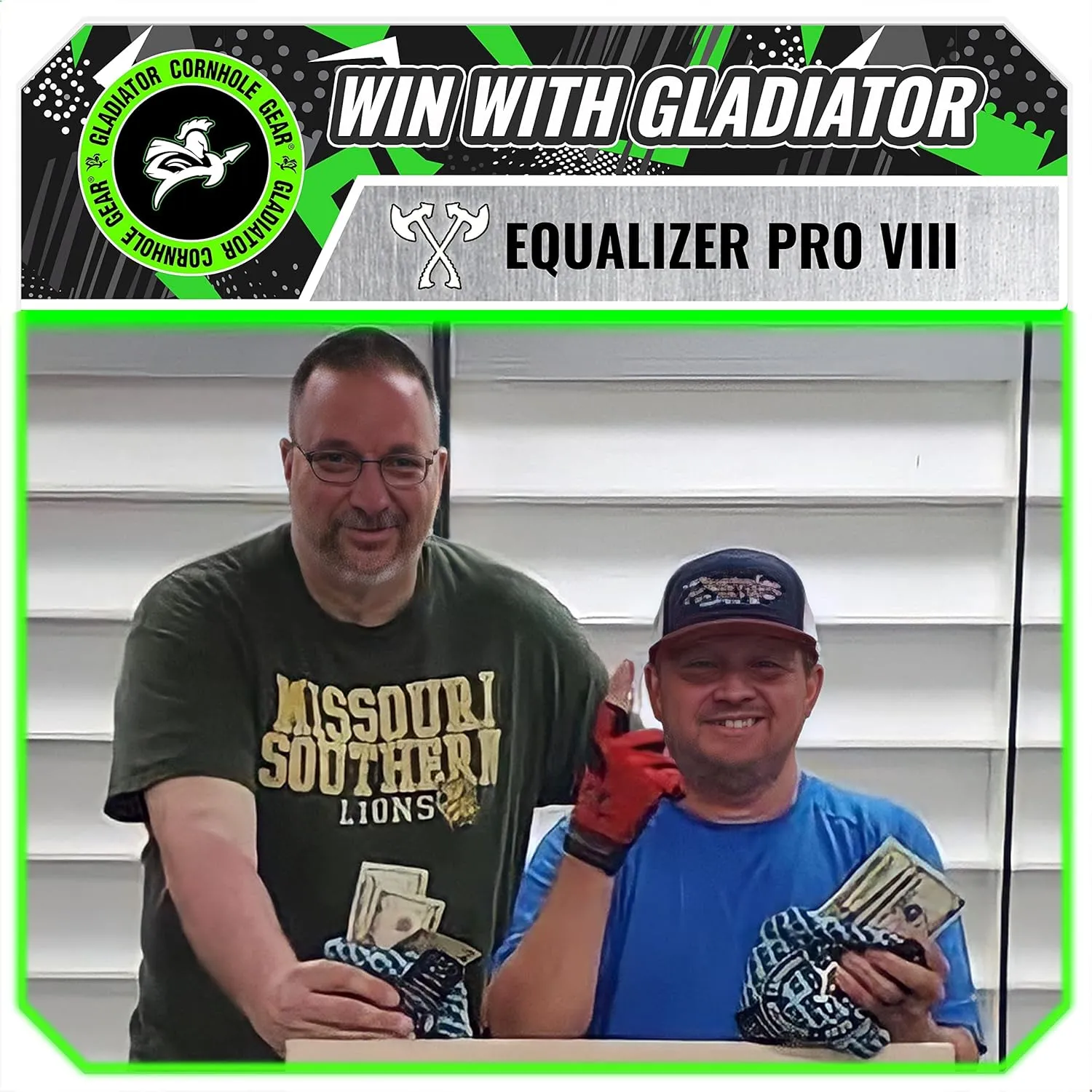 Gladiator | ACL Cornhole Bags | Professional Cornhole Bags Slick and Stick | Regulation Size Weight