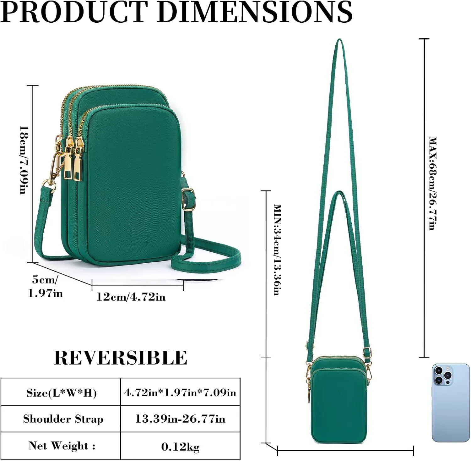 GOIACII Small Shoulder Bag for Women Mini Crossbody Bag Purse