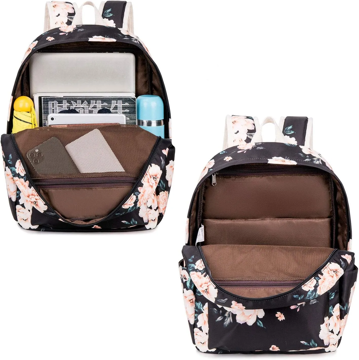 Goodking Teen Girls School Backpack Kids Bookbag Lightweight Travel Laptop Backpack Stylish Casual Daypack