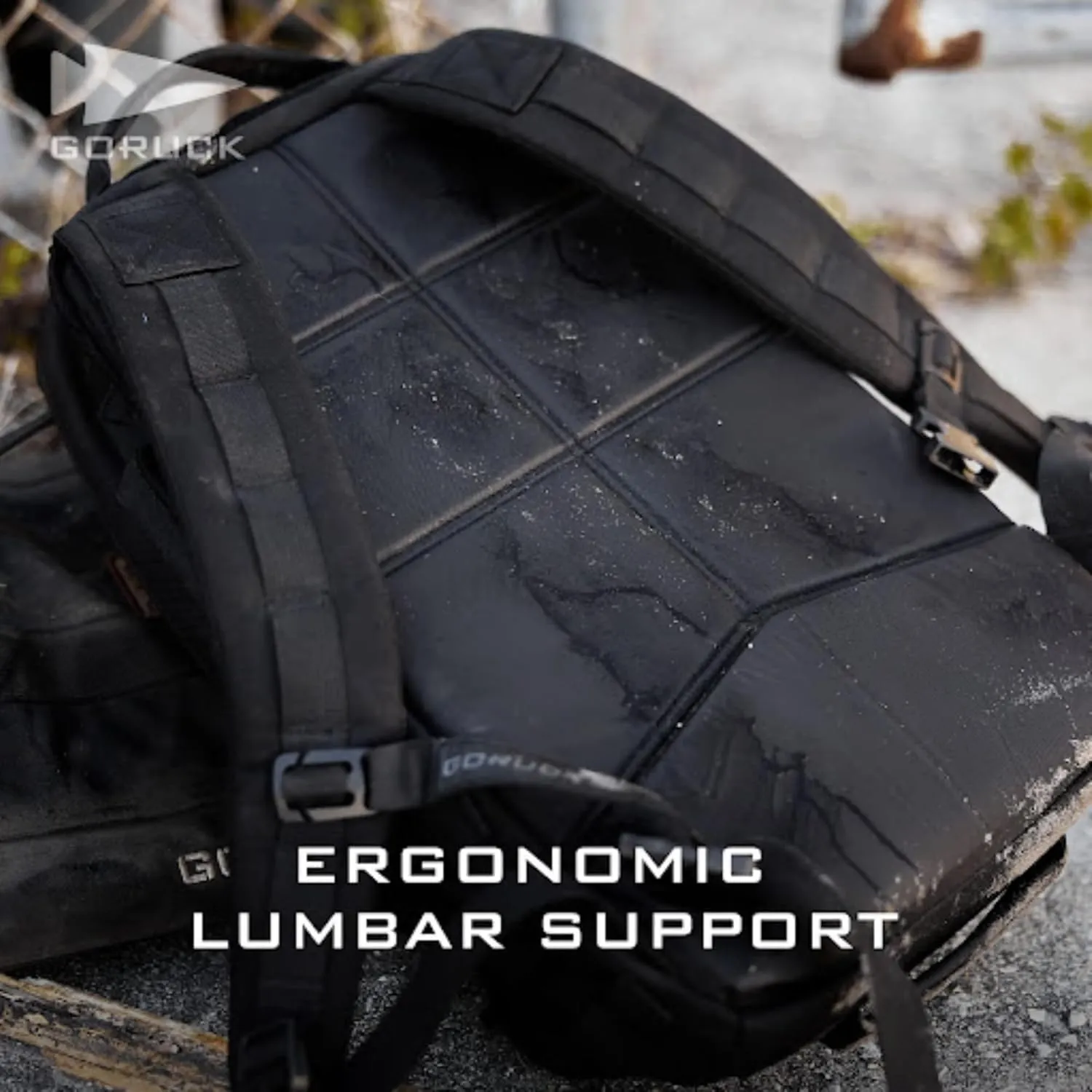 GORUCK Rucker 4.0 15L Black - Purpose Built Rucking Backpack, Military Weight Training Rucksack w/Ruck Plate Pocket and Extra Padded Straps