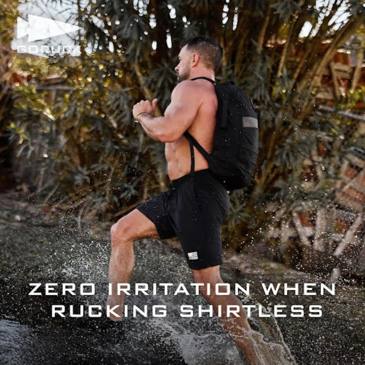 GORUCK Rucker 4.0 15L Black - Purpose Built Rucking Backpack, Military Weight Training Rucksack w/Ruck Plate Pocket and Extra Padded Straps