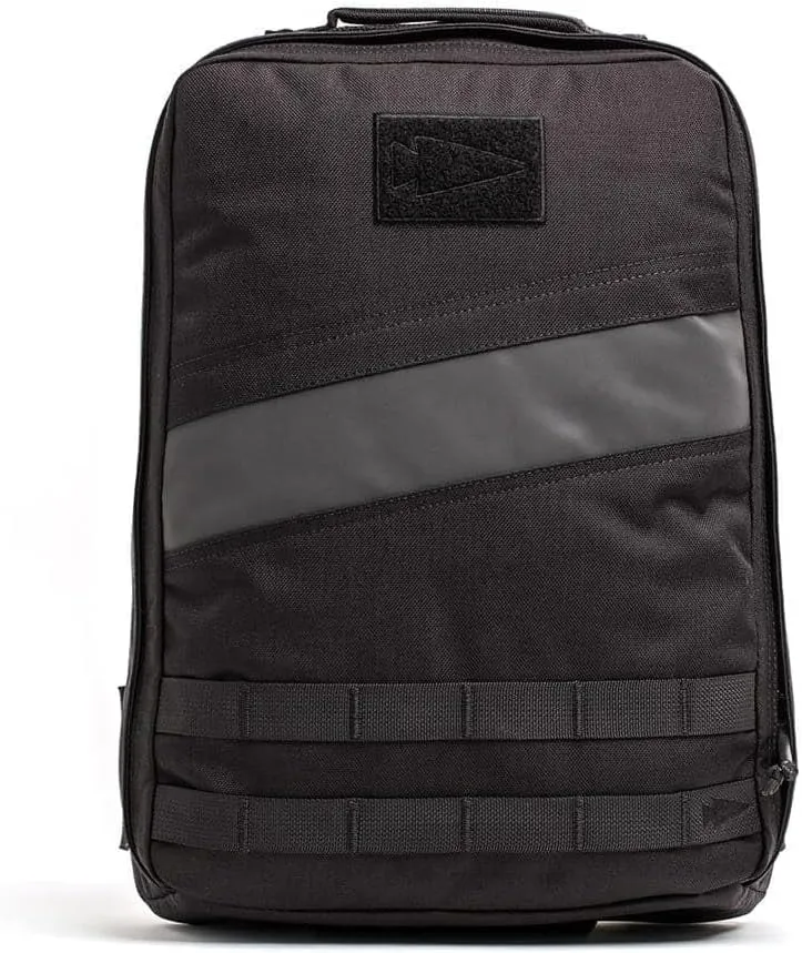 GORUCK Rucker 4.0 15L Black - Purpose Built Rucking Backpack, Military Weight Training Rucksack w/Ruck Plate Pocket and Extra Padded Straps