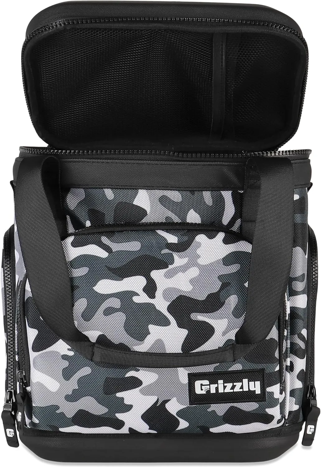 Grizzly Drifter 12 Lunchbox |12 qt Flip-Top Soft Top Cooler Bag | Ice Chest for Beach Boat Camping Car Fishing Golf Hiking Hunting Lunch Picnic | Lightweight Portable Insulated Waterproof