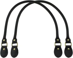 HAHIYO Purse Handle Replacement Cowhide Leather Handle Strap Shoulder Handbag Tote Belt Sturdy Easy Clip on Attach Stay on Not Slip off Not Leave Mark on Body 24.4inch 2PCS