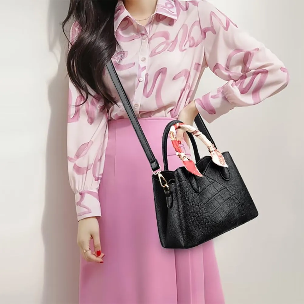 Handbag for Women Elegant Satchel Handbag Soft Leather Tote Bag Shoulder Handbag Crossbody Bag Designer Top Handle Bag