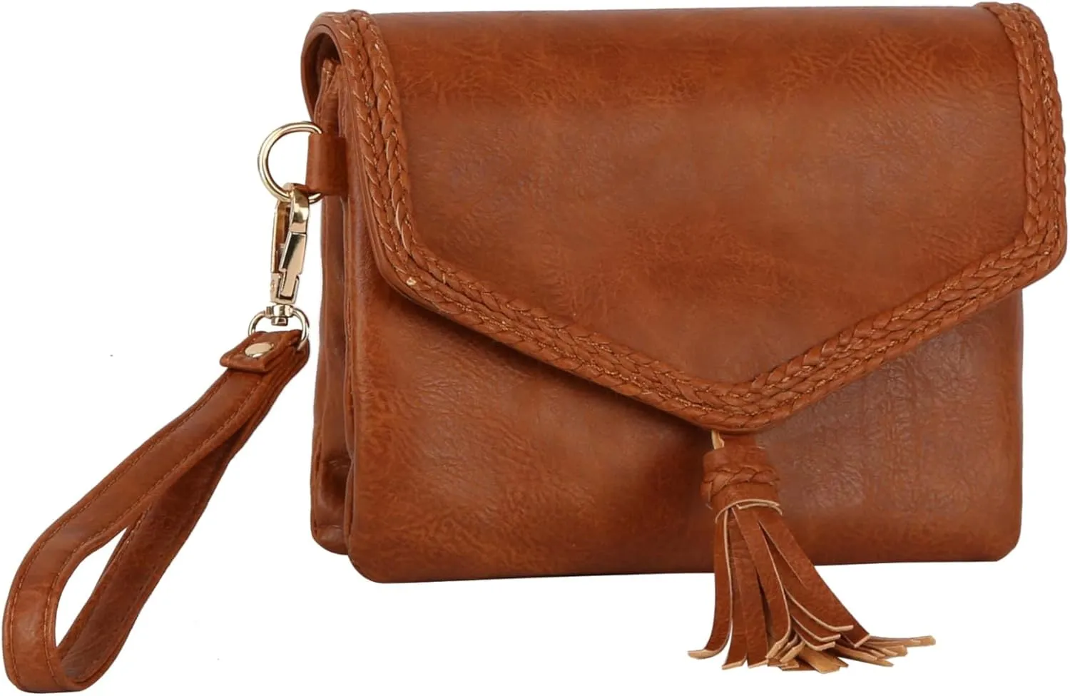 Handbag Republic SHOULDER BAGS WRISTLET CLUTCH HANDBAGS CONVERTIBLE TO CROSSBODY ((TDM-0055))