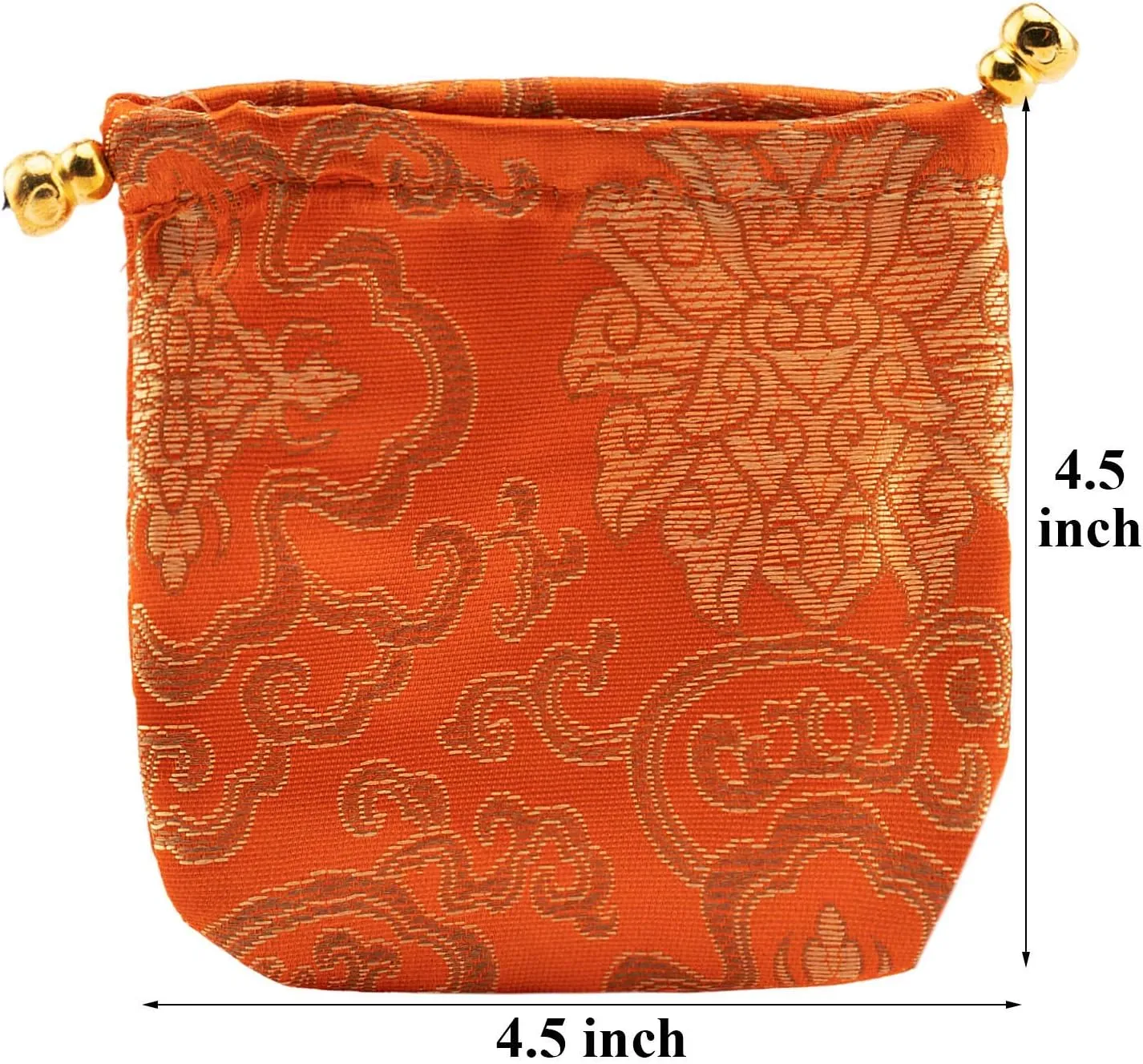 handrong 30Pcs Silk Coin Bags Brocade Coin Bags Pouches Jewelry Gift Bag Candy Sachet Pouch Small Chinese Embroidered Organizers Pocket for Women Girls Dice Necklaces Earrings Bracelets