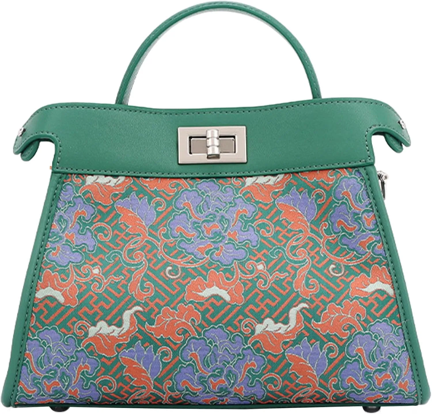 HangErFeng Chic Women's Crossbody Bag Dress Accessories Silk Handbag 119