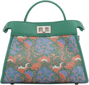 HangErFeng Chic Women's Crossbody Bag Dress Accessories Silk Handbag 119