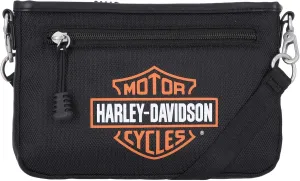 Harley-Davidson Women's Bar & Shield Logo Convertible Crossbody, Black