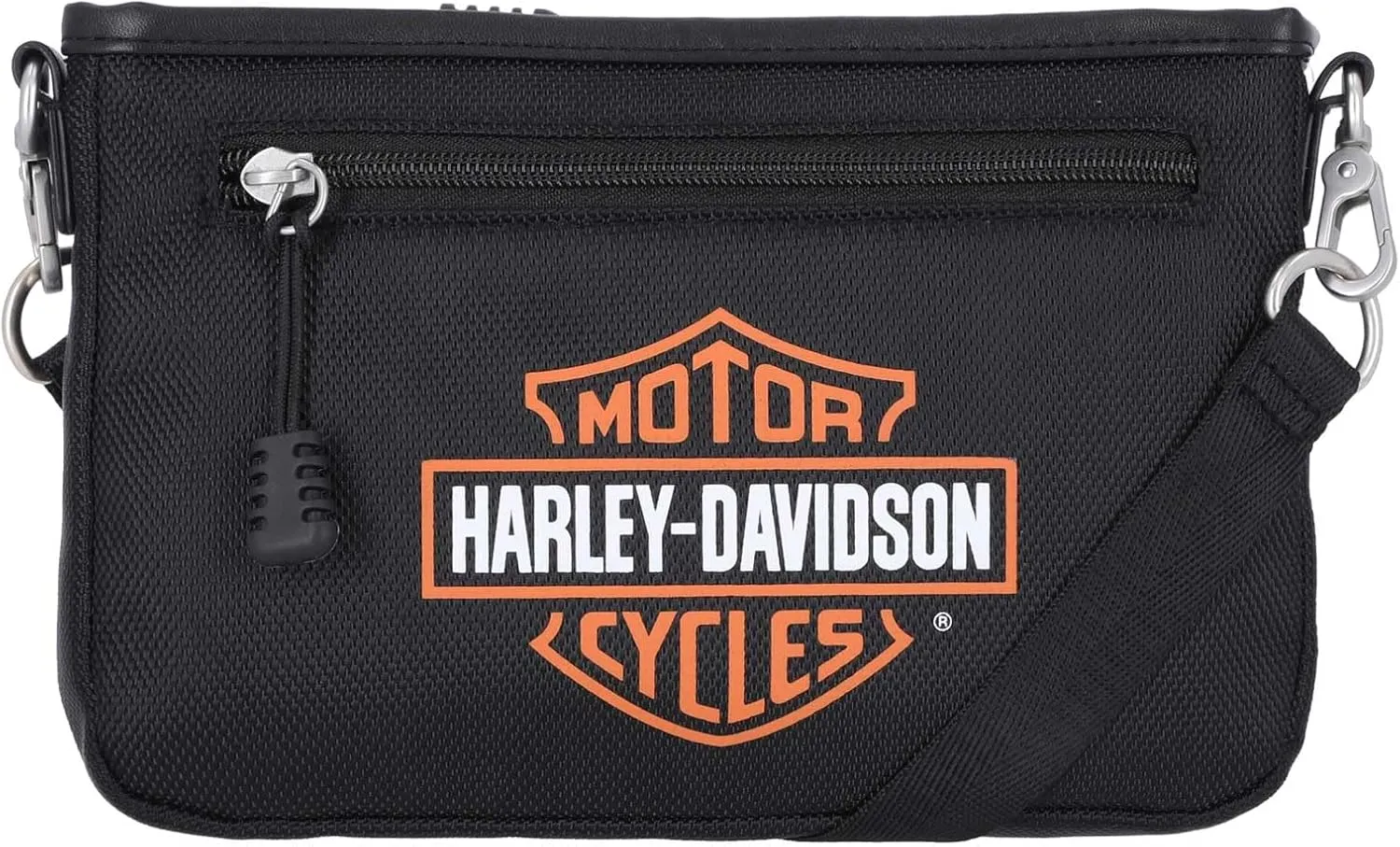 Harley-Davidson Women's Bar & Shield Logo Convertible Crossbody, Black