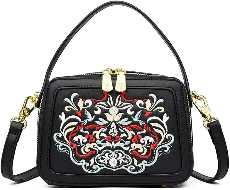 High-end design, Chinese style embroidered handbags, fashionable and atmospheric crossbody, shoulderbags.