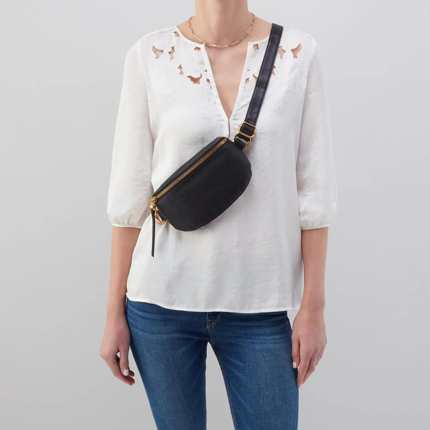 HOBO Fern Belt Bag for Women, Convertible Crossbody and Shoulder Bag