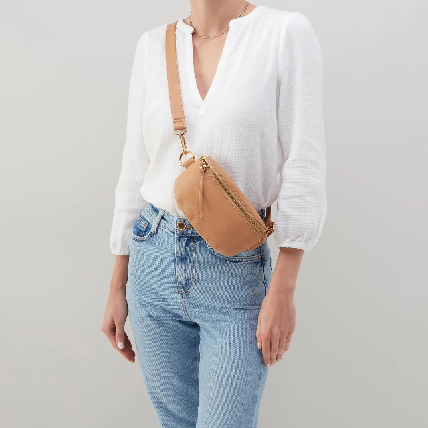 HOBO Fern Belt Bag for Women, Convertible Crossbody and Shoulder Bag