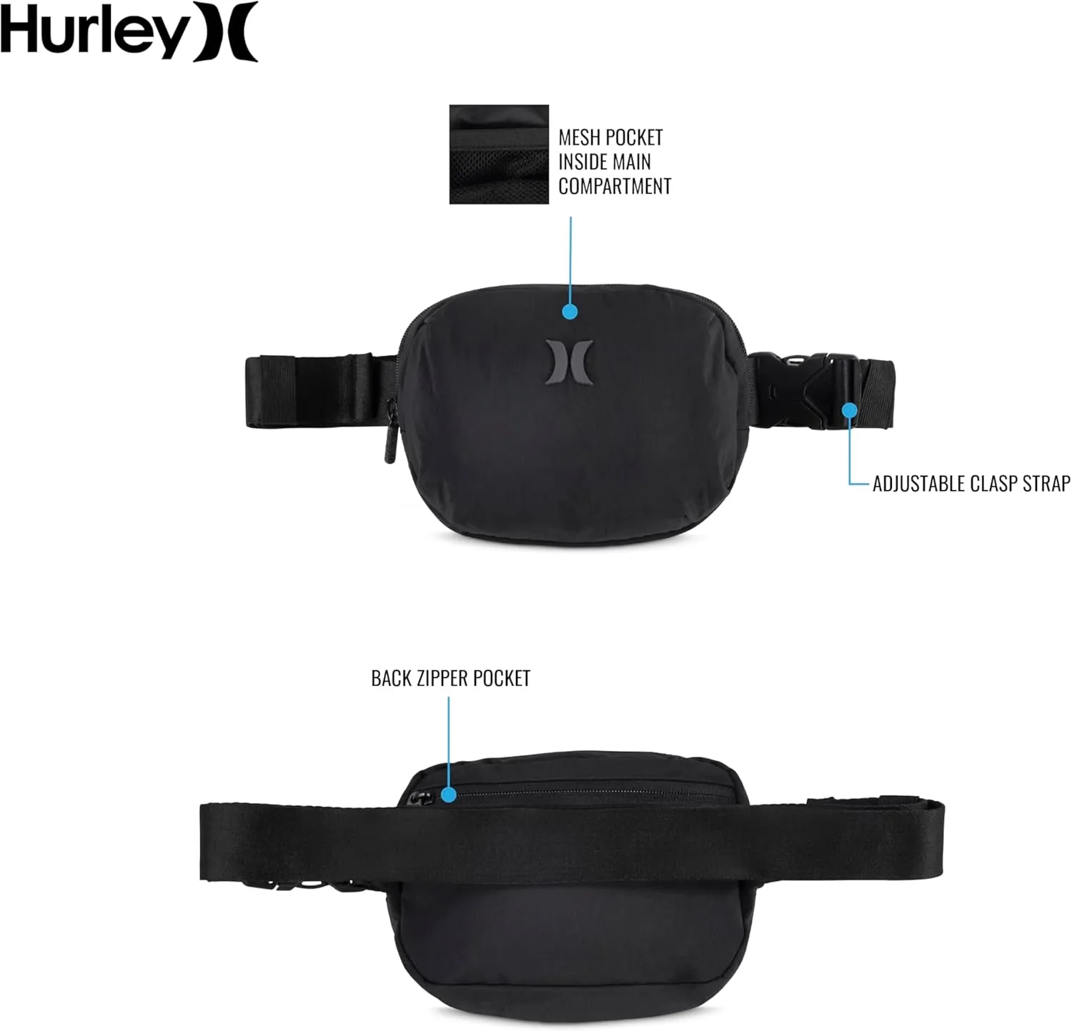 Hurley Men's Crossbody Bag
