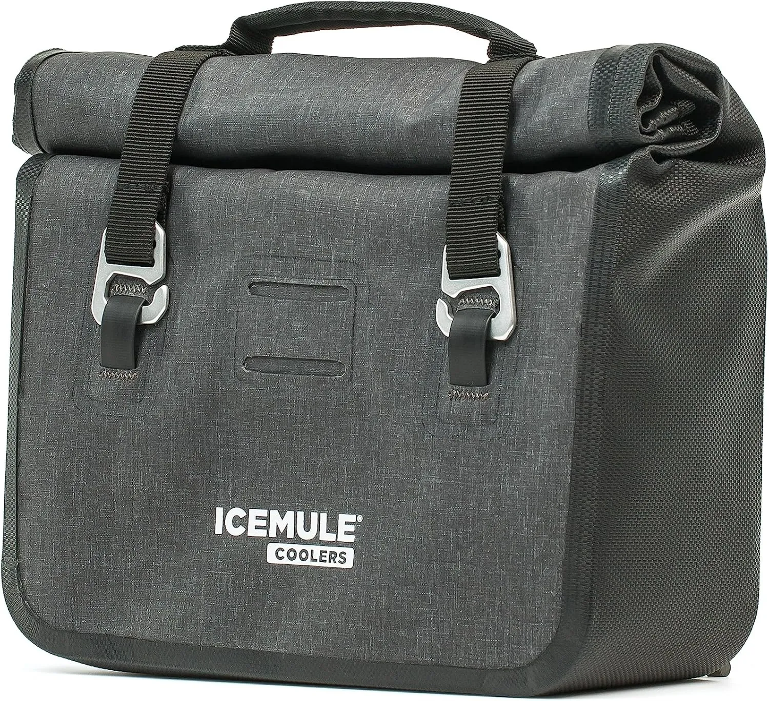 ICEMULE Impulse Cooler - 3-in-1 Bike Handlebar Bag, Cross-Body Tote and Cooler with Carry Handle, Insulated Lunch Bag, Portable, Waterproof, Soft Sided Cooler, 24  Hours Cooling, Fits 3 Cans   Ice