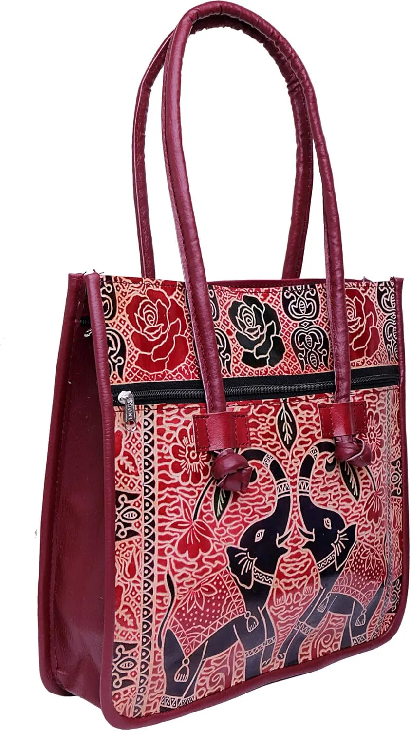 Indian Handmade Leather Ethnic Vintage Tribal Shoulder Bag Purse