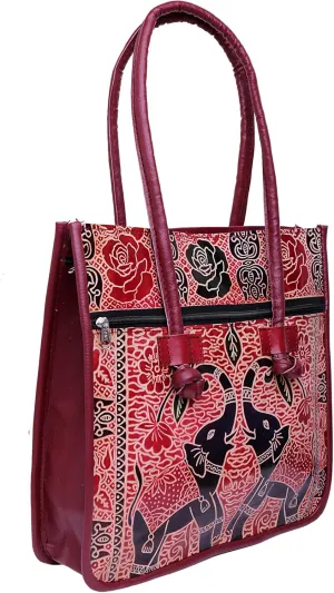 Indian Handmade Leather Ethnic Vintage Tribal Shoulder Bag Purse