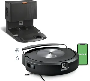 iRobot Roomba Combo j7  Self-Emptying Robot Vacuum & Mop - Automatically Vacuums and Mops, Fully Retractable Mop pad, Identifies & Avoids Obstacles, Smart Mapping, Works with Alexa, Ideal for Pets