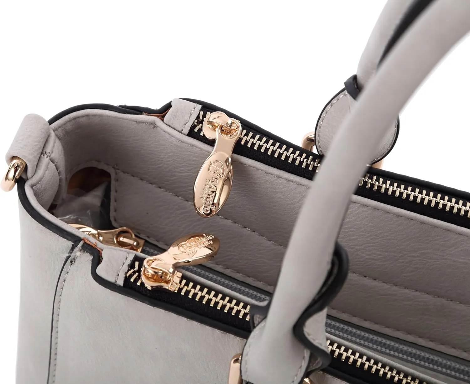 Italy “Lock Me Luxe” Structured Padlock Satchel – Designer Handbag with Double Handle & Detachable Strap