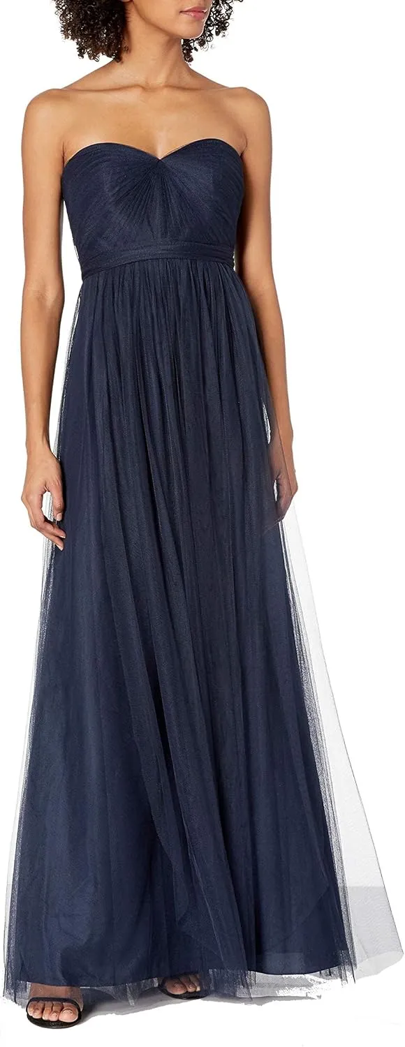 Jenny Yoo Women's Annabelle Convertible Tulle Column Dress