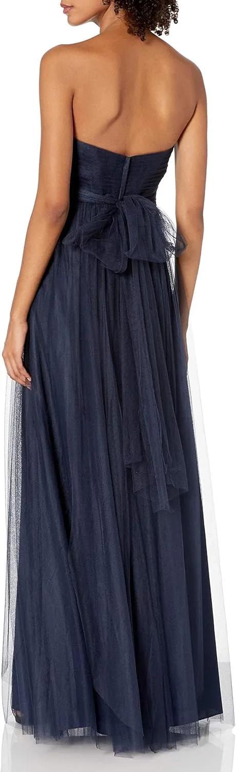 Jenny Yoo Women's Annabelle Convertible Tulle Column Dress