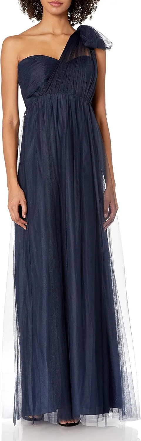 Jenny Yoo Women's Annabelle Convertible Tulle Column Dress