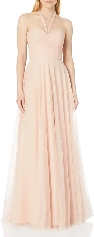 Jenny Yoo Women's Julia Sweetheart Tulle Convertible Long Gown