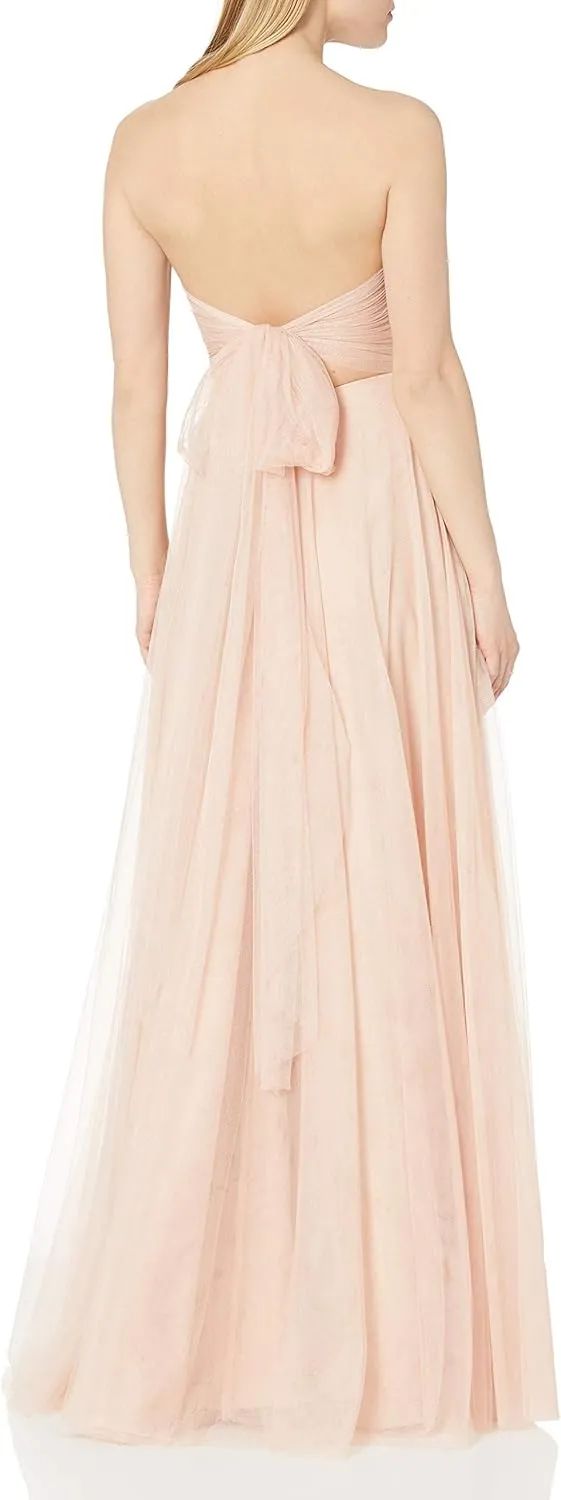 Jenny Yoo Women's Julia Sweetheart Tulle Convertible Long Gown