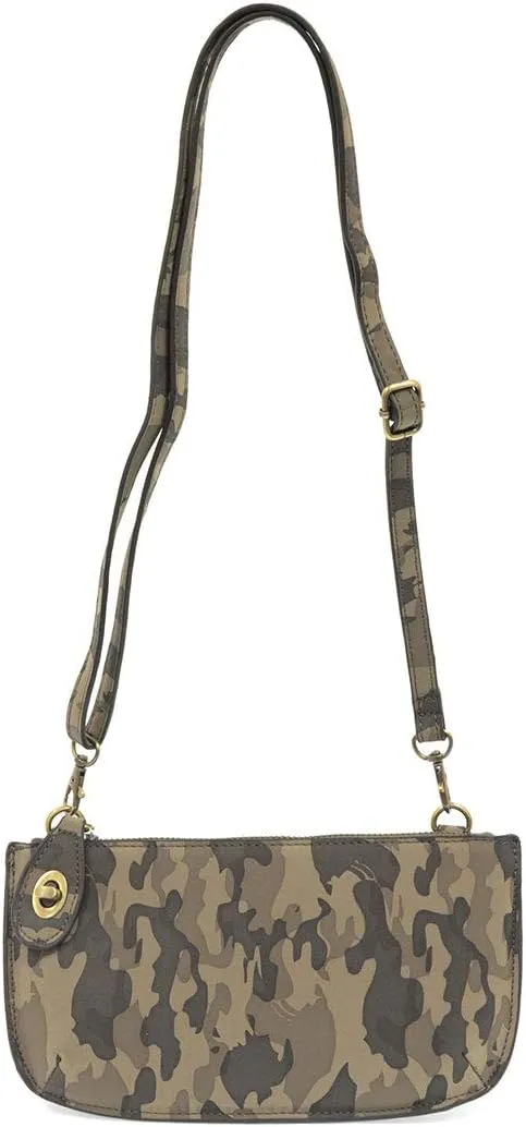Joy Susan Crossbody Wristlet Clutch: Camo Print