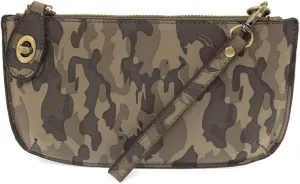 Joy Susan Crossbody Wristlet Clutch: Camo Print