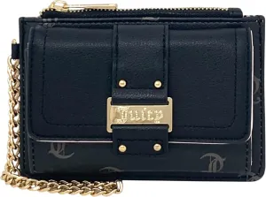 Juicy Couture Women's Wristlet with Dual Fold Flap Wallet