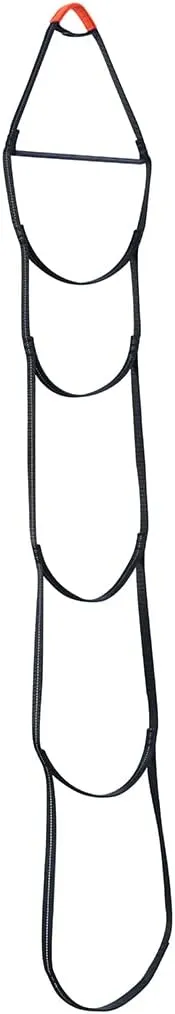 KAILAS Climbing Aider Hunting Webbing Rope Ladder Tree Stand Steps Rock Foot Ascender Loop Lightweight 5 Step