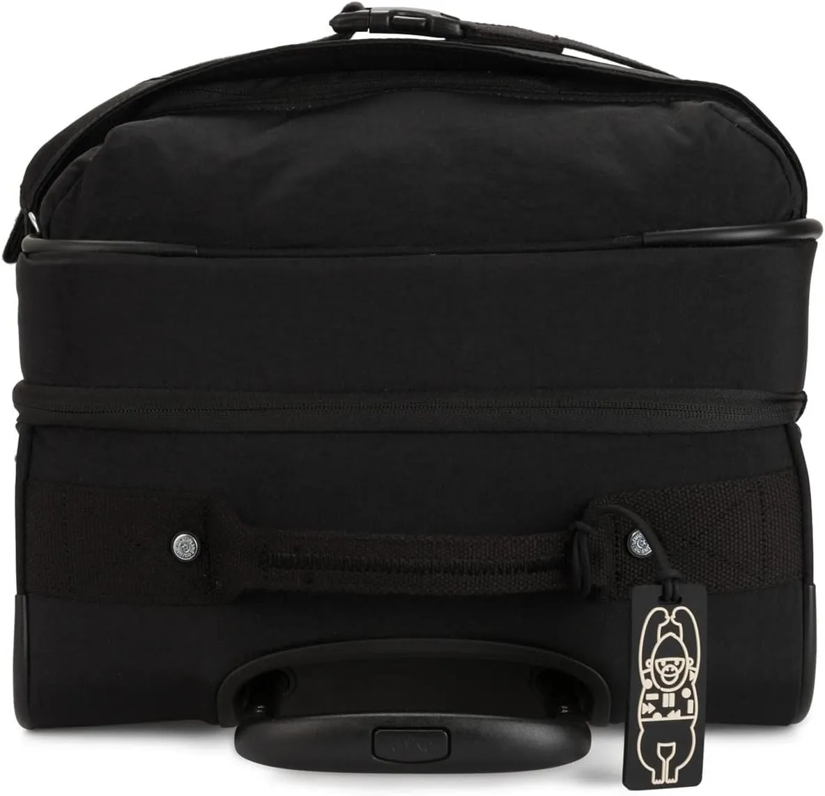 Kipling Spontaneous Softside Spinner Wheel Luggage, Integrated TSA Accepted Lock, Black Noir, Checked-Medium 26,KI6918