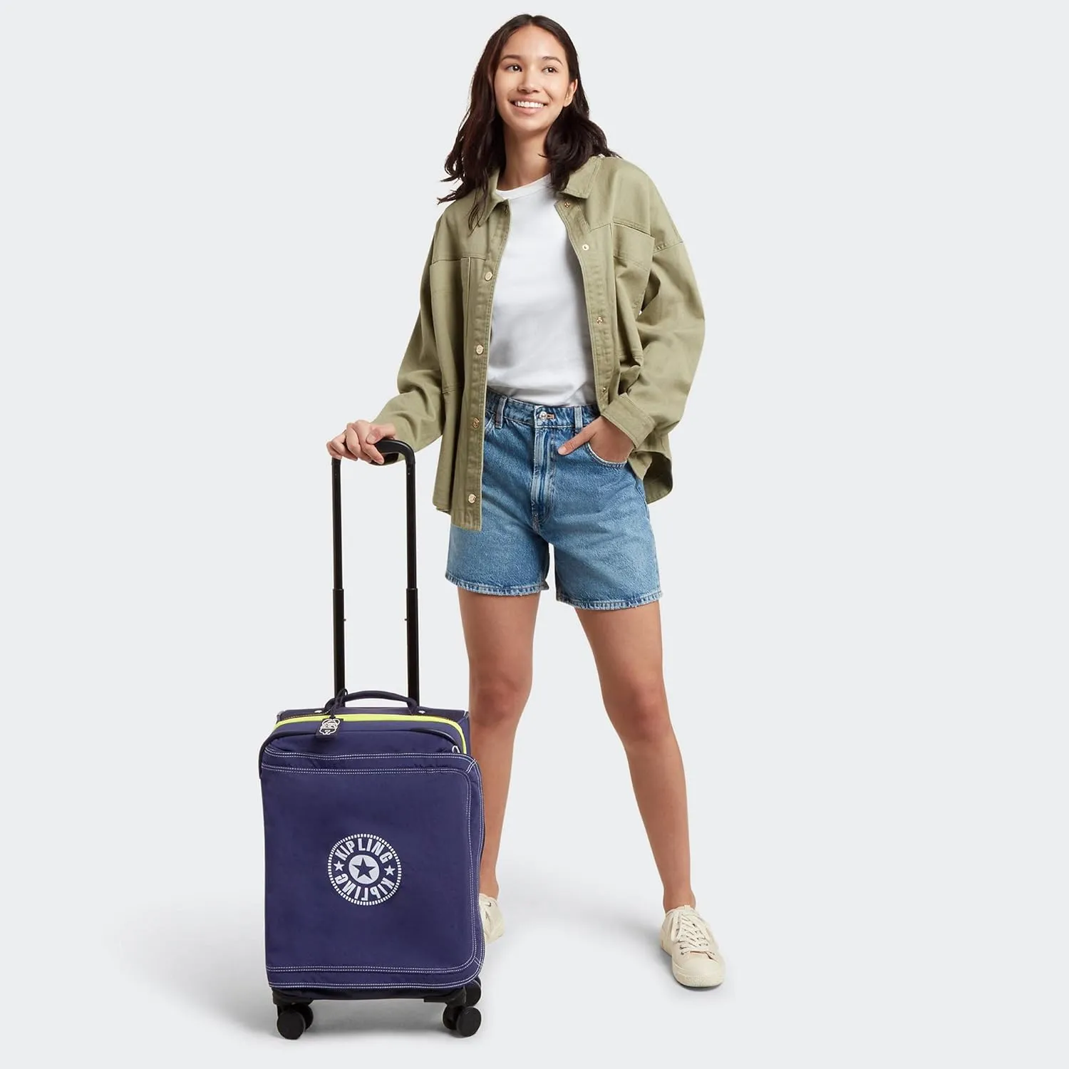 Kipling Women’s Spontaneous 31-Inch Softside Spinner Wheel Luggage, Integrated TSA Accepted Lock