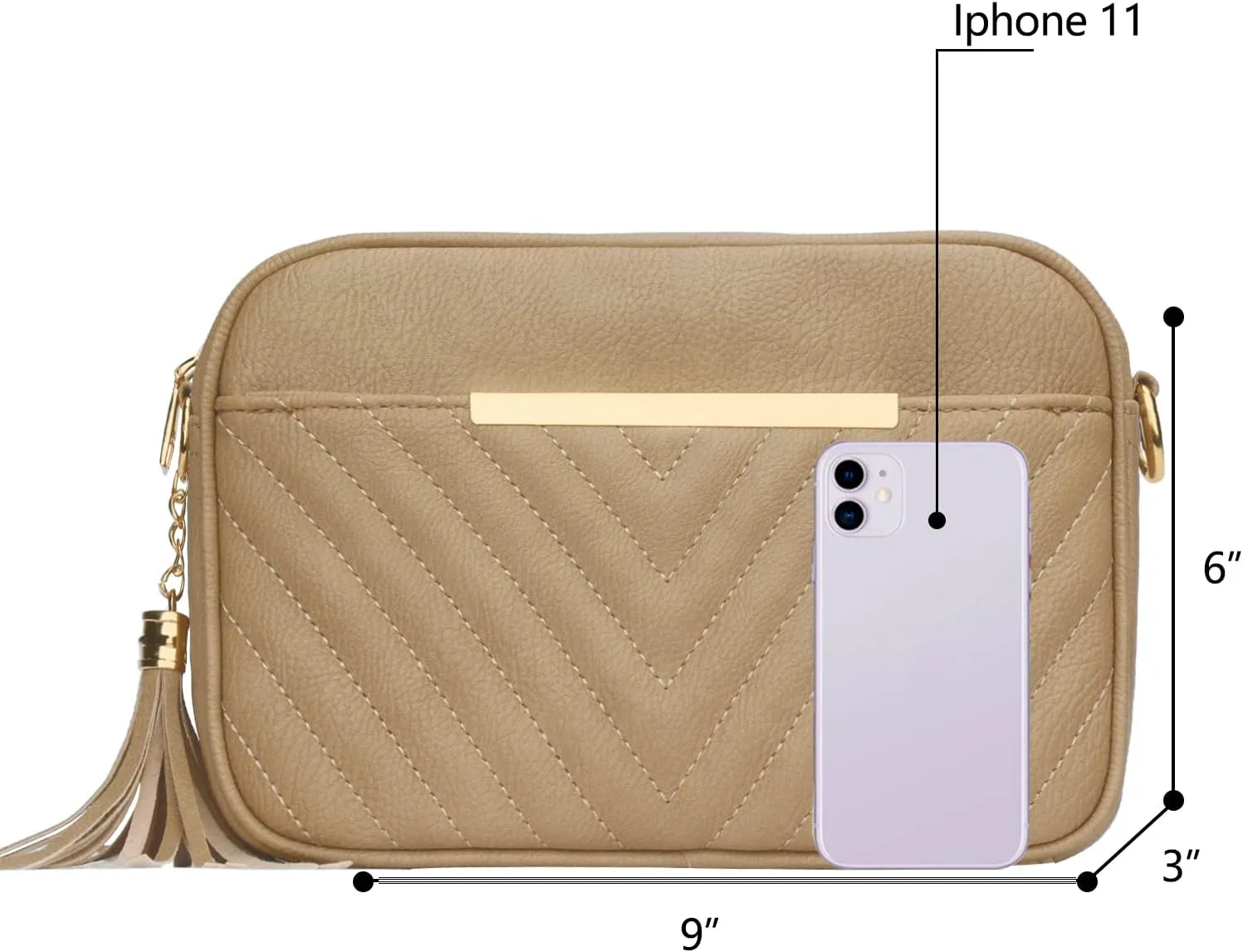 KKXIU Quilted Small Crossbody Bag for Women and Teen Girls Stylish Shoulder Purse with Wide Strap