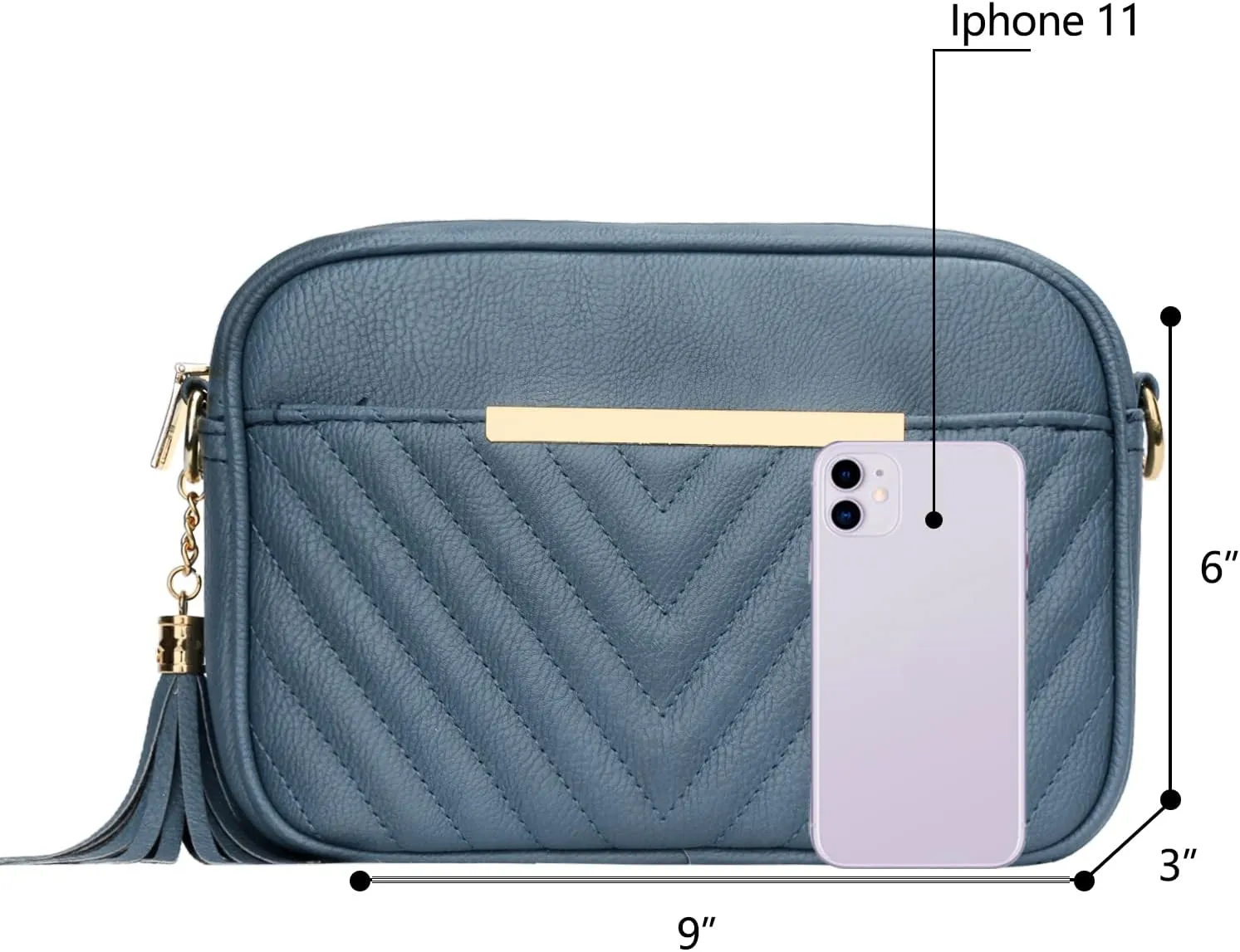KKXIU Quilted Small Crossbody Bag for Women and Teen Girls Stylish Shoulder Purse with Wide Strap
