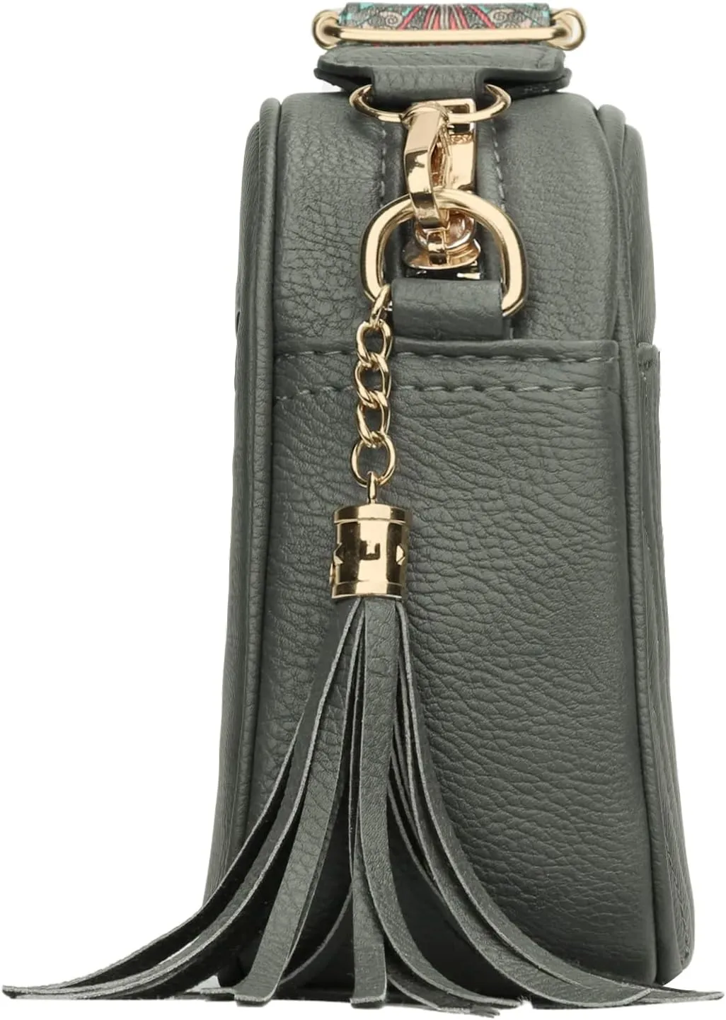 KKXIU Quilted Small Crossbody Bag for Women and Teen Girls Stylish Shoulder Purse with Wide Strap