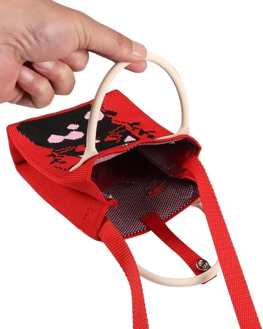 Knitted Lightweight Small Crossbody bags Cell Phone Purses Travel Pouch Shoulder Bag for Women