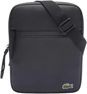 Lacoste Medium LCST Zippered Petit Piqué Crossover Bag