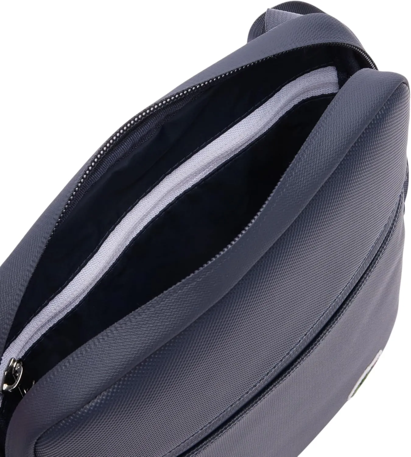 Lacoste Medium LCST Zippered Petit Piqué Crossover Bag