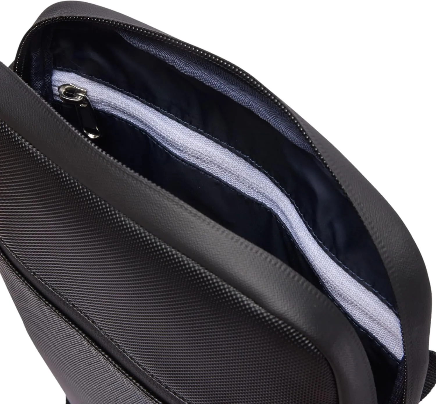 Lacoste Medium LCST Zippered Petit Piqué Crossover Bag