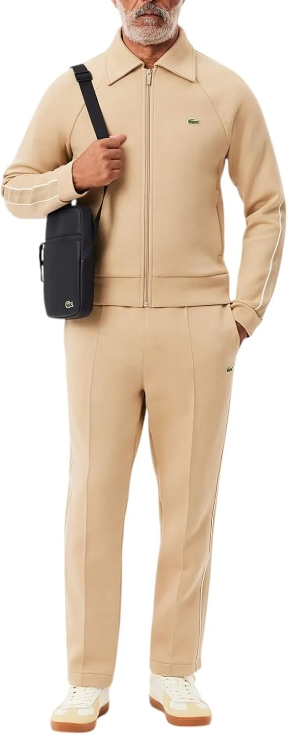 Lacoste Medium LCST Zippered Petit Piqué Crossover Bag