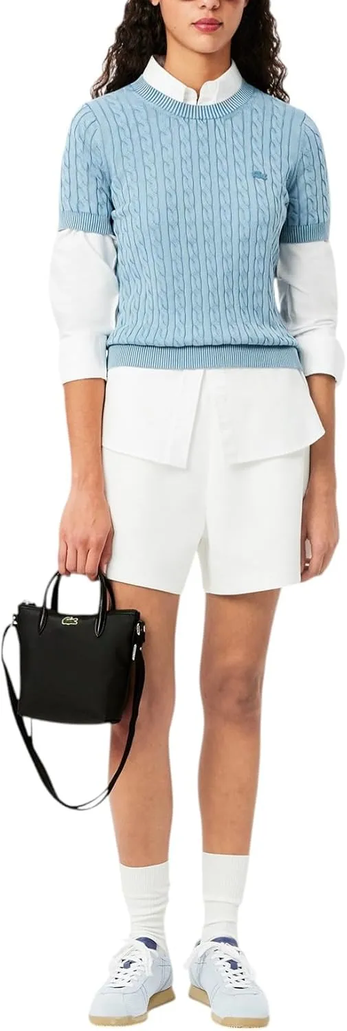 Lacoste Women's L.12.12 Concept Petit Zipper Crossbody Bag