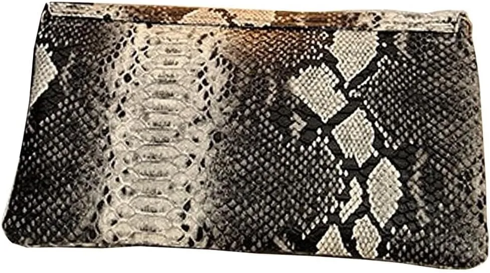Ladies Retro Evening Party Prom Chain Handbag Purse Mother's Day Gift Fashion Women Snakeskin Envelope Clutch