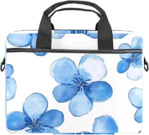 Laptop Bag Messenger Sleeve Vintage Sail Boat Ocean Blue Background Portable Tote Laptop Case Work Business Bag