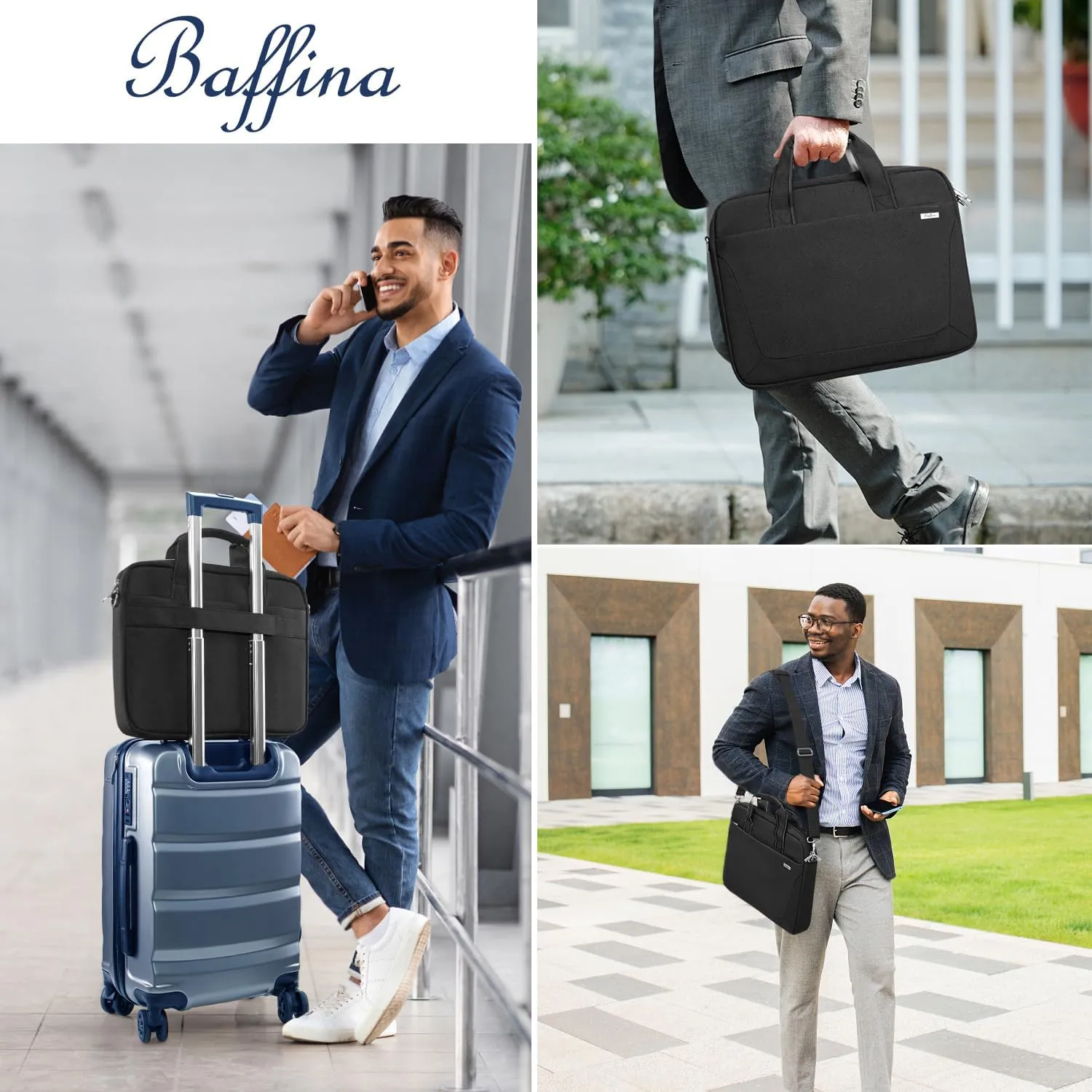 Laptop Shoulder Bag 15.6 16 17.3 Inch for Men Women,Waterproof Computer Carrying Case Messenger Bag Briefcase Work